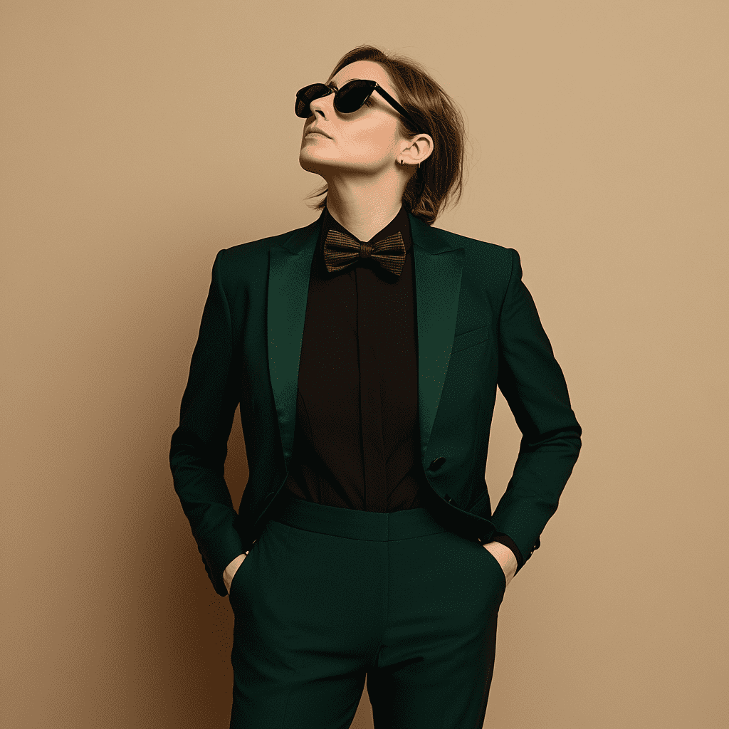 Emerald Green Women’s 2-Piece Suit For Women